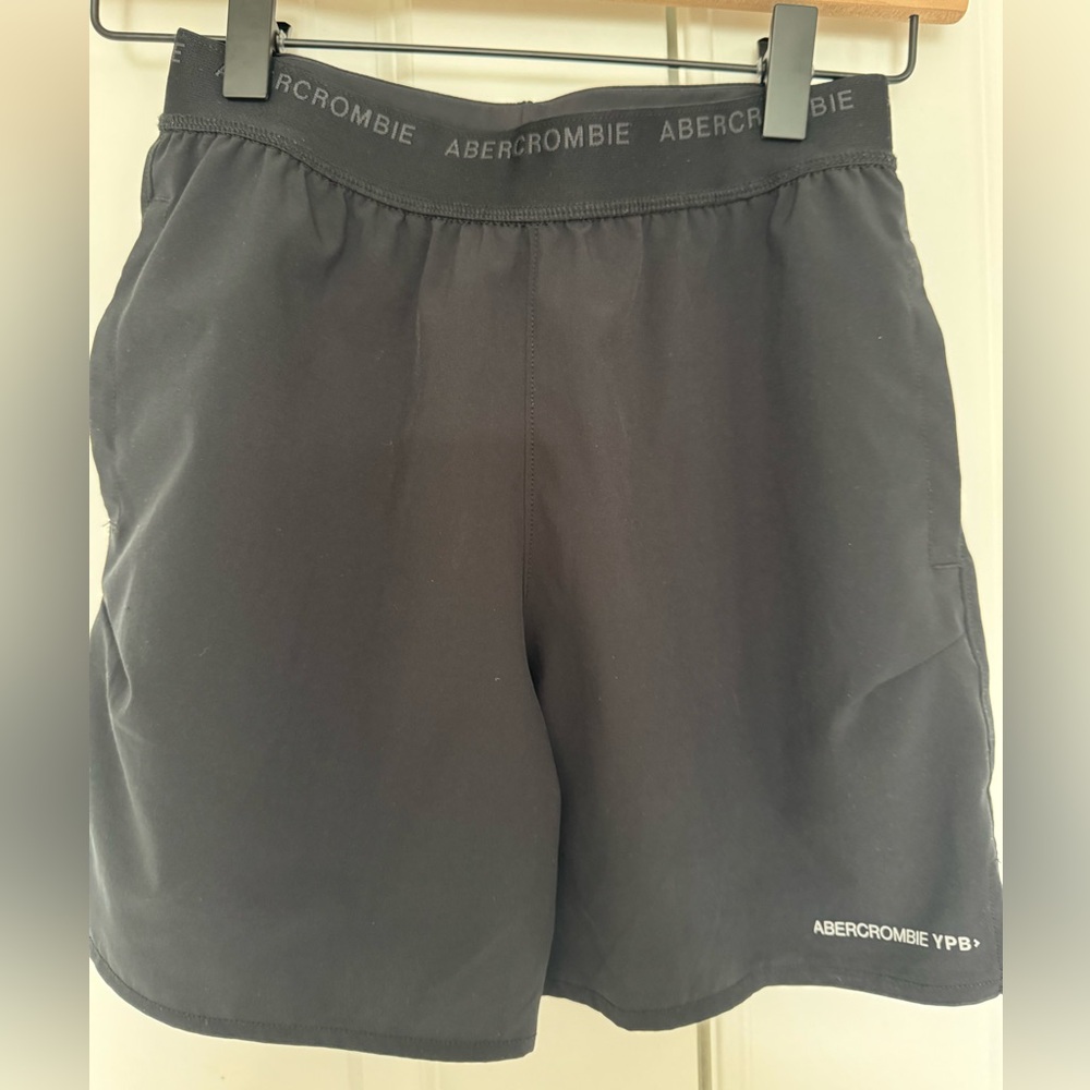 Abercrombie Kids Black Athletic Shorts